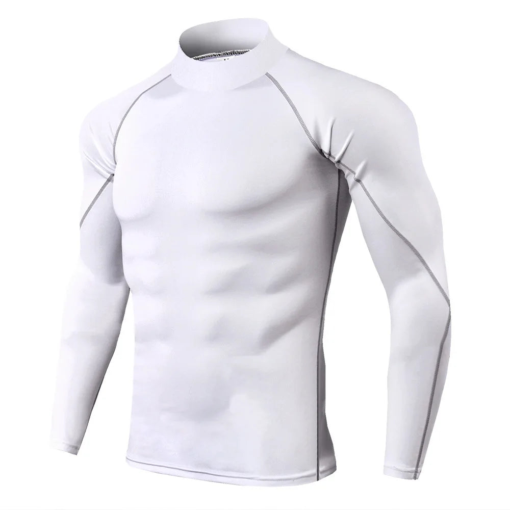 Camiseta Compression Performance Masculina – Manga Longa Dry Fit Fitness