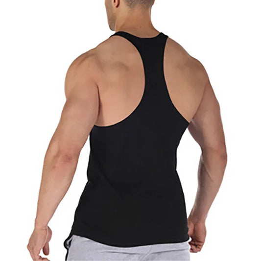 Regata Masculina Stringer Anime Gym – Cavada Fitness Estilo Streetwear para Treino e Academia