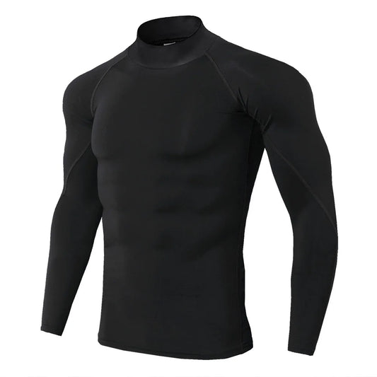 Camiseta Compression Performance Masculina – Manga Longa Dry Fit Fitness