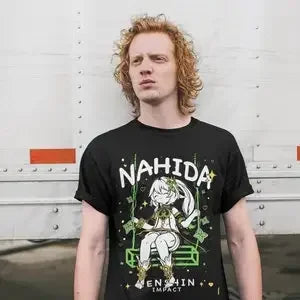 Camisa Oversized Nahida Genshin Impact Unissex – Camiseta Streetwear Premium em Algodão