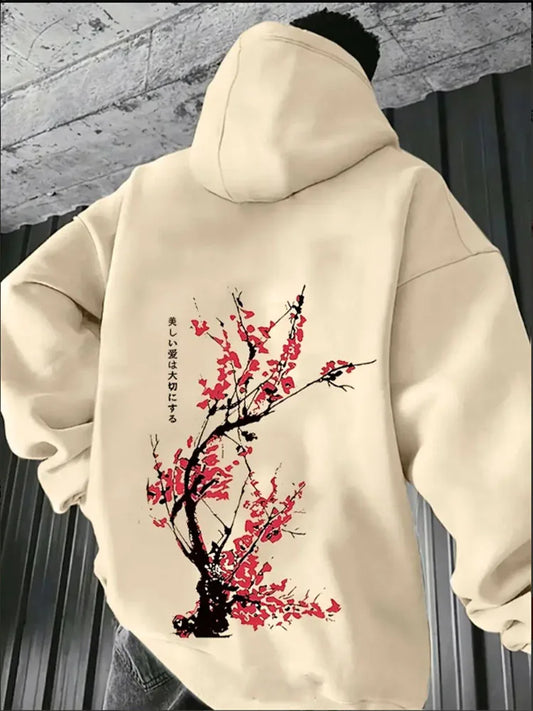 Moletom Masculino Harajuku – Estampa Streetwear Japonesa, Casual e Esportivo