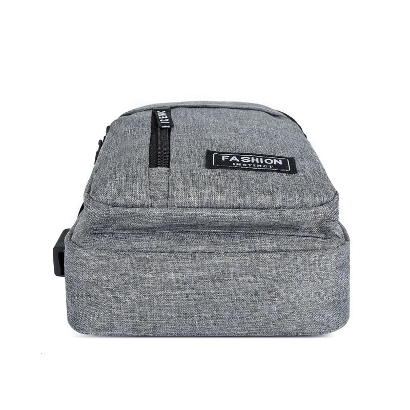 Bolsa Transversal Masculina Impermeável – Oxford, Estilo Coreano e Multifuncional