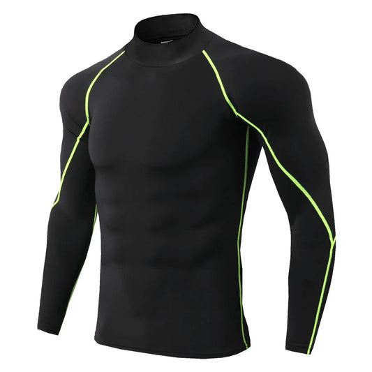 Camiseta Compression Performance Masculina – Manga Longa Dry Fit Fitness