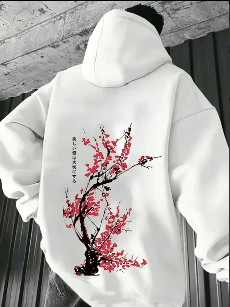 Moletom Masculino Harajuku – Estampa Streetwear Japonesa, Casual e Esportivo