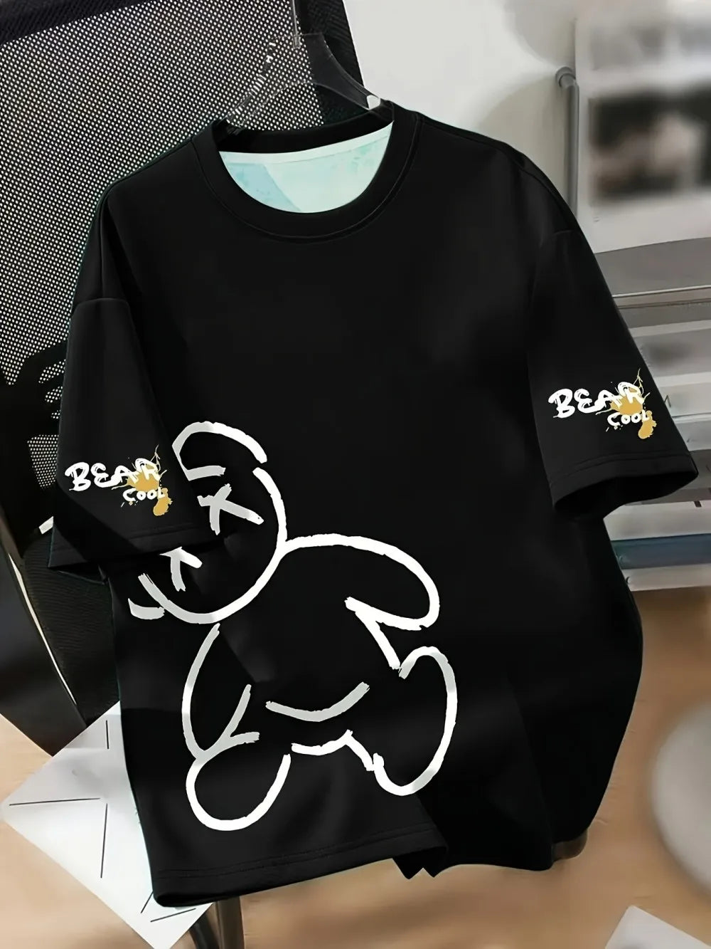 Camiseta Masculina Bear Street Premium – Conforto Casual para o Dia a Dia