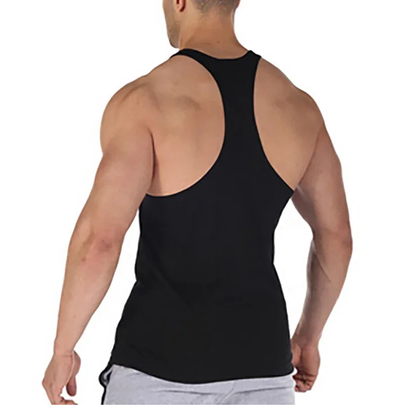 Regata Masculina Stringer Anime Gym – Cavada Fitness Estilo Streetwear para Treino e Academia