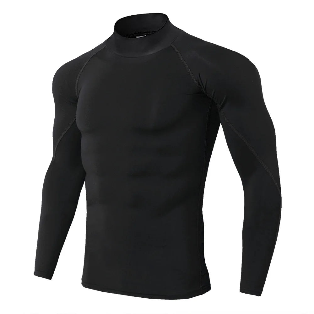 Camiseta Compression Performance Masculina – Manga Longa Dry Fit Fitness