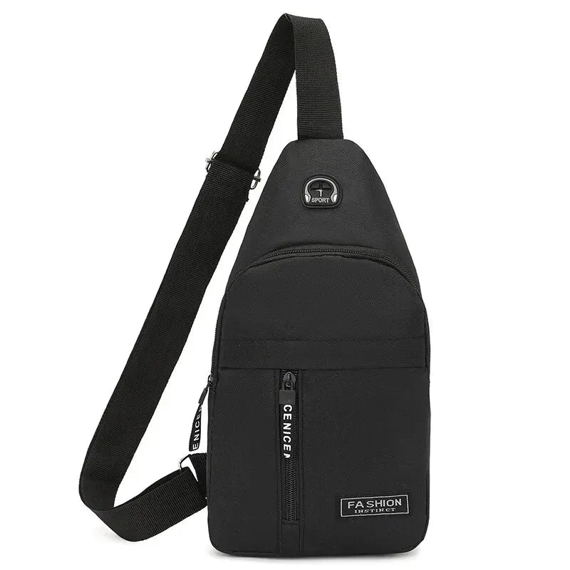 Bolsa Transversal Oxford Masculina – Design Moderno e Versatilidade Urbana