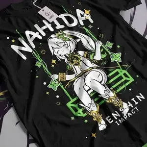 Camisa Oversized Nahida Genshin Impact Unissex – Camiseta Streetwear Premium em Algodão