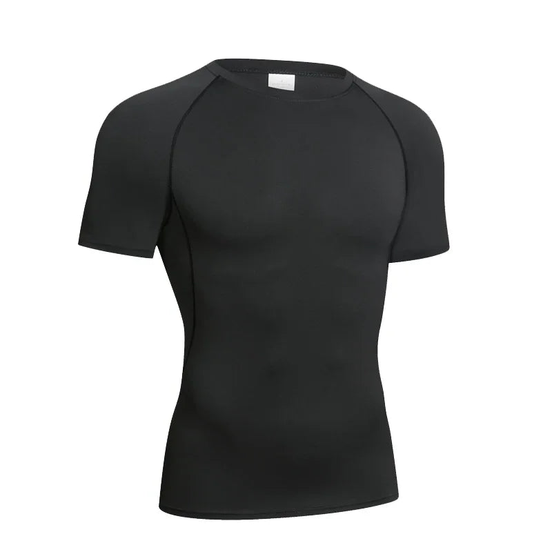 Camiseta Compression Manga Longa Black Edition – Performance, Proteção UV e Treino