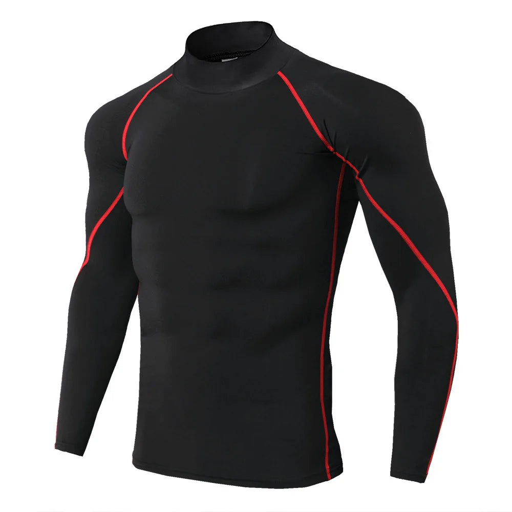Camiseta Compression Performance Masculina – Manga Longa Dry Fit Fitness