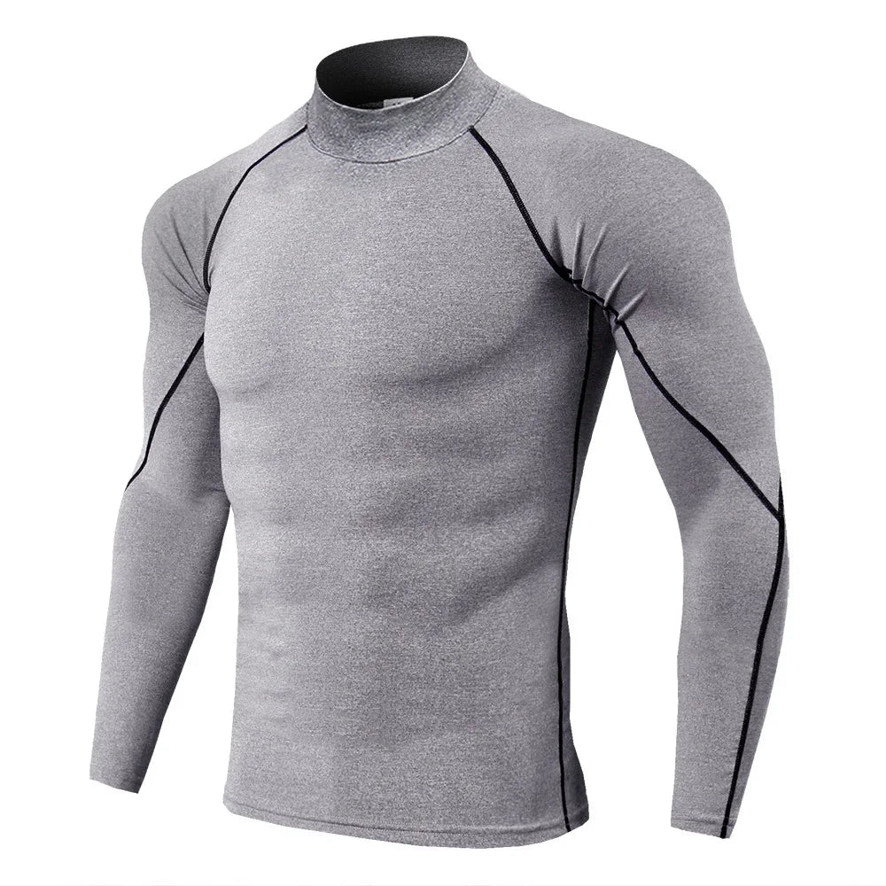 Camiseta Compression Performance Masculina – Manga Longa Dry Fit Fitness