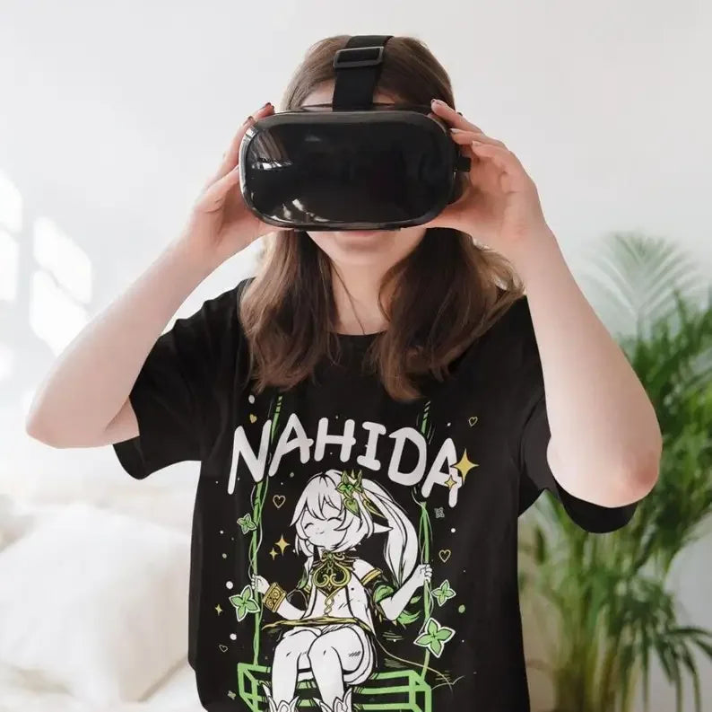 Camisa Oversized Nahida Genshin Impact Unissex – Camiseta Streetwear Premium em Algodão