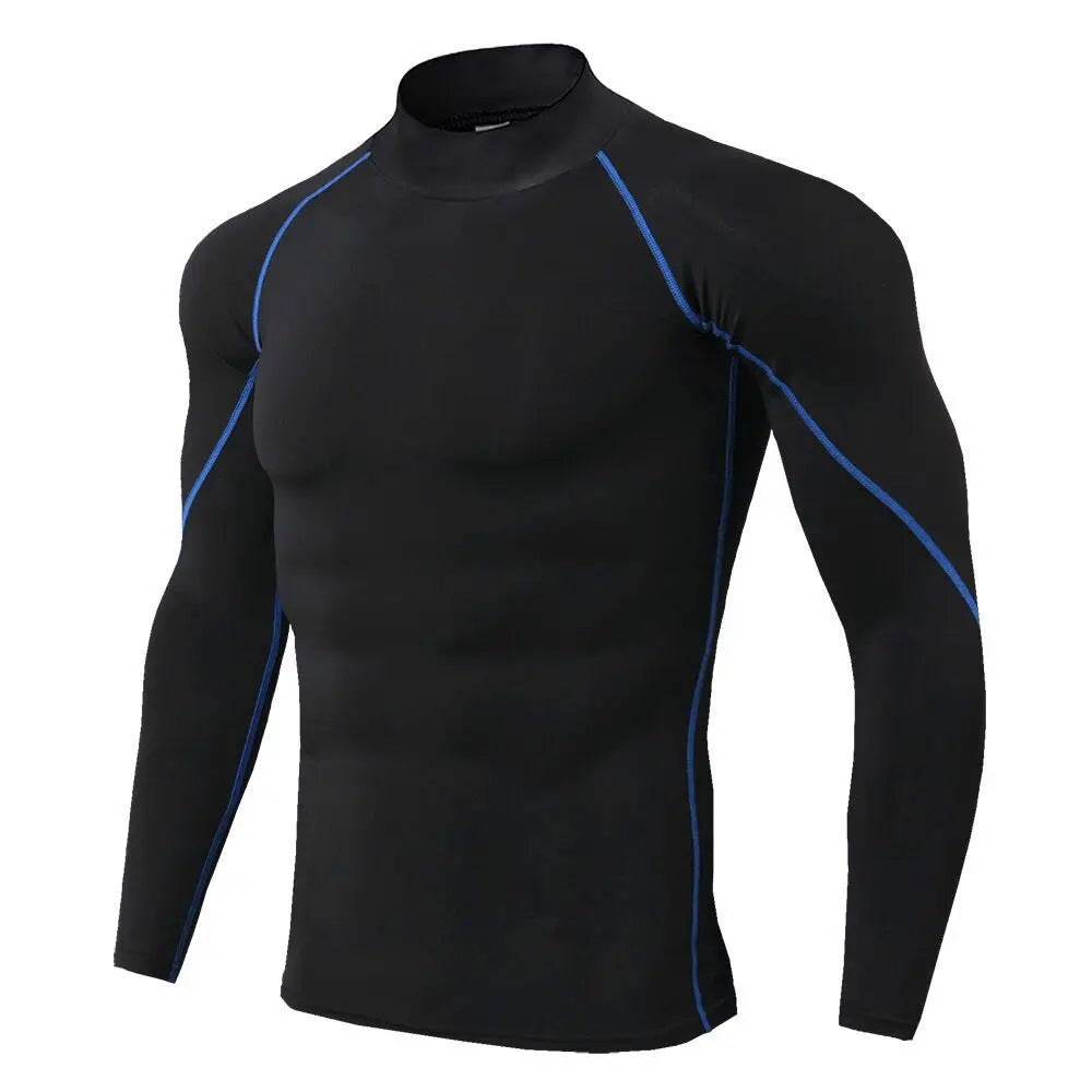 Camiseta Compression Performance Masculina – Manga Longa Dry Fit Fitness