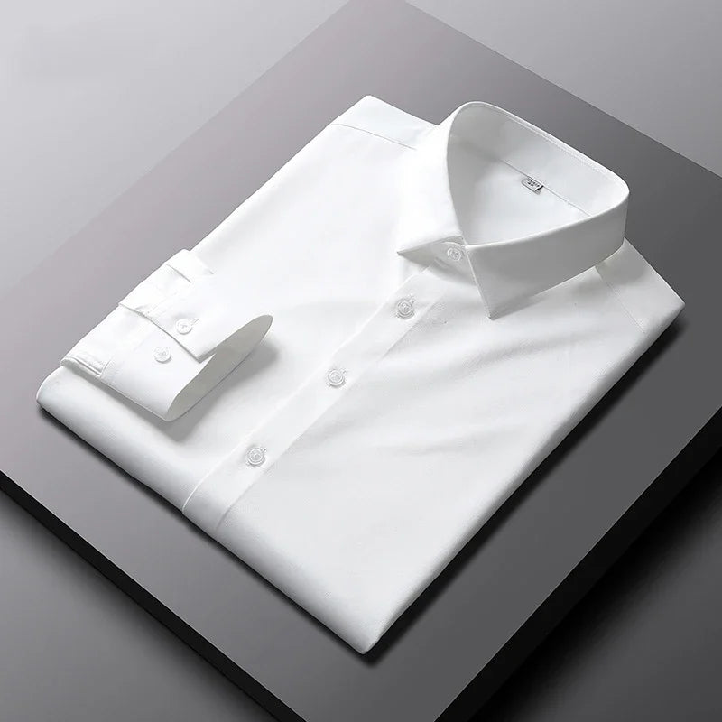 Camisa Masculina Social Casual Premium – Manga Longa Antiamasso e Elegante