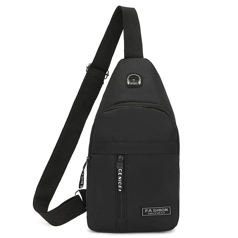 Bolsa Transversal Oxford Masculina – Design Moderno e Versatilidade Urbana