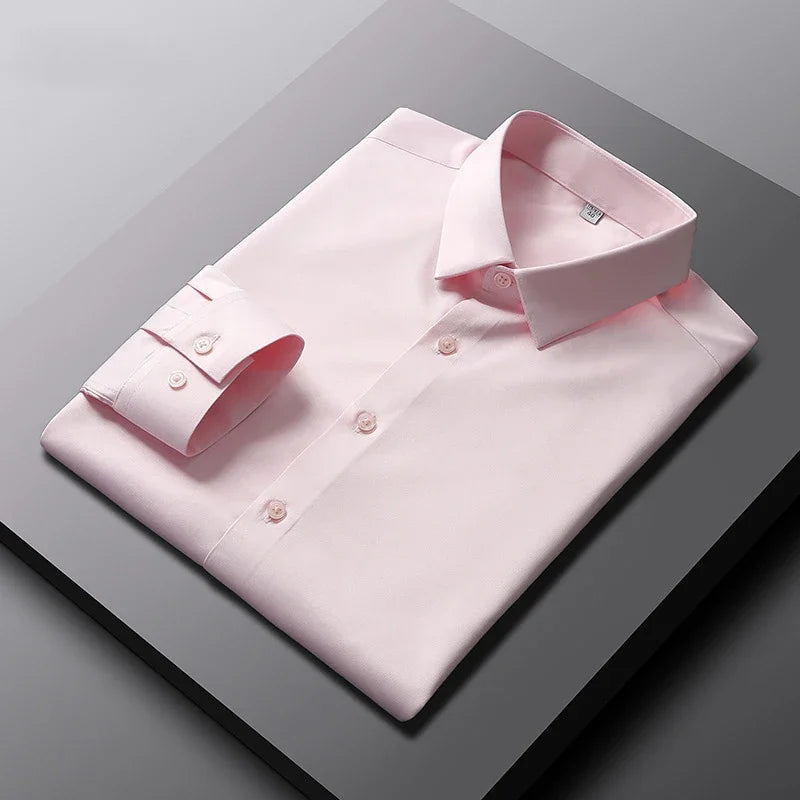 Camisa Masculina Social Casual Premium – Manga Longa Antiamasso e Elegante