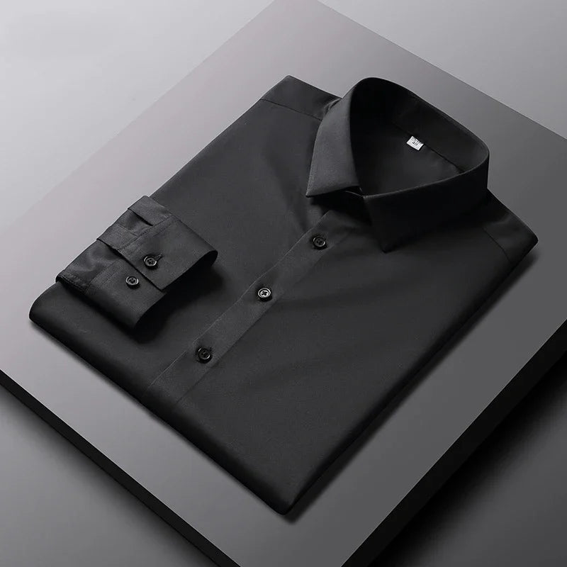 Camisa Masculina Social Casual Premium – Manga Longa Antiamasso e Elegante