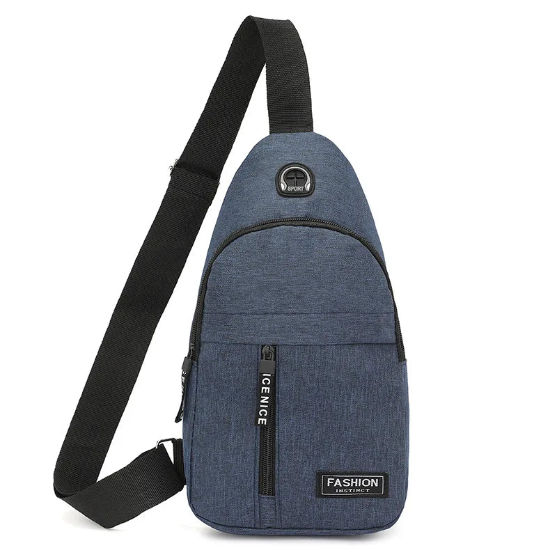 Bolsa Transversal Oxford Masculina – Design Moderno e Versatilidade Urbana